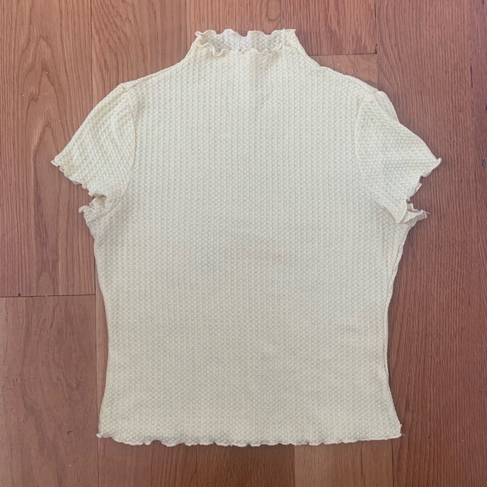Yellow Knit Tee